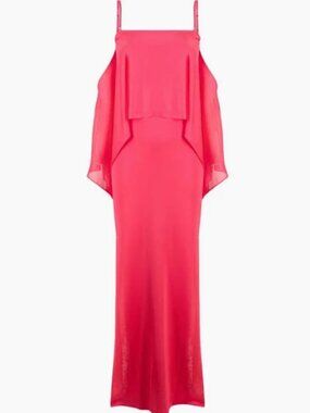 Tom Ford Pink Ruffle (Rosebloom) Maxi Dress - NWT (original $2,250)